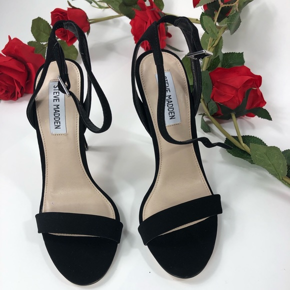 Steve Madden Shoes - Steve Madden Black Heels Open Toe